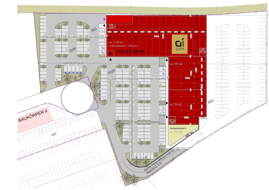 Fachmarktzentrum Roding | Kagerstraße Baukörper 1
